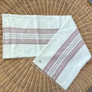 NEW Serena & Lily Shoreham Pillow Cover (14”x40”)-Dusk Red